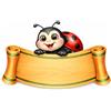 Il Catoju del Vinile Targa Personalizzata con Nome in MDF - Coccinella Cartoon- Targhetta Decorativa per Cameretta Bambino e Neonato - Regalo Nascita, Battesimo, Compleanno (Coccinella)