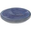 Spirella Mykonos Portasapone Decorativo Effetto Pietra, Bianco/Blu | Porta saponetta in ceramica 12 cm, stile mediterraneo; base stabile per lavabo e doccia; facile da pulire