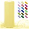 Uiopa Tulle Giallo Chiaro 30cm x 91m Rotolo Tulle Matrimonio Poliestere Tessuto Decorazione Nastro per Bomboniere, Matrimonio, Feste, Gonna Tutù, Artigianat