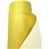 A-Express Strutturato Tessuto Ecopelle Materiale Granulato Morbida Finta pelle Vinile Materiale - Giallo Mezzo Metro (50cm x 140cm)