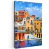 MuchoWow© Quadro Camera Da Letto Quadri Soggiorno Decorazione Parete Quadri | 80x120 cm - Moderni Su Tela Stampe Foto Con Cornice Quadretti PosterArchitettura - Fossato - Arte - Moderno