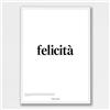 Treccani Emporium Poster - Felicità 30X40 Linea Definizione
