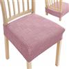 Ystyle Coprisedie Elasticizzato Universale 4 Pezzi, Rosa Antico | Fodere per Cuscini Sedie Cucina senza Schienale, Removibili Lavabili Antimacchia Resistente, Soggiorno Hotel Ristorante