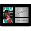 HWC Trading Michael Schumacher A4 Senza Cornice Firmato Regalo Visualizzazione Delle Foto Print Immagine Autografo Stampato Per F1 Appassionati Di Formula Uno