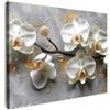 MuchoWow© Quadro Moderno Soggiorno Decorazioni Da Parete Quadri Su Tela Da | 40x30 cm - Salotto Grandi Foto Con Cornice Stampe Su Tela Camera Da Letto CasaFiori - Orchidea - Astratto - Moderno