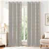 Ystyle Tende Oscuranti per Interni 2 Pezzi, 140x280 CM, Beige | Tenda Floreale Vintage e Lussuosa, Tende Termiche Isolanti per Interni, Tdeali per Camera da Letto e Soggiorno
