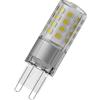 Osram LED PIN LED-Lampe aus klarfarbenem Kunststoff, mit 4.4 W für 600 lm, warmweißes Licht mit 2700 K, multicolor, Retrofit-Stecksockel G9, CRI 80, EEK D, dimmbar.