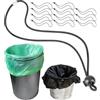 Your Day Mate Elastico Universale per cassonetti, Confezione da 12 Pezzi, Adatto per Inserti Singoli Fino a 50 Litri, Compatibile con i cassonetti WESCO, Anello in Gomma Elastica da 70 cm