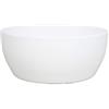 INNA-Glas Vaso da Fiori Bianco-Opaco, 8,5cm, Ø18,5cm | vasi per Piante/Scodella Ceramica