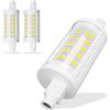 BVCL R7s LED 78mm Lampadina, Bianco Naturale 4500K, Non dimmerabile, 10W 1000lm, equivalente a Una Lampada alogena da 100W, per proiettore, Luce di Sicurezza