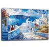 Printerland Quadro Moderno MARE santorini Quadri moderni soggiorno da Parete XXL grande Stampa su tela Canvas Decorazione Murale muro Salone Arredo Camera da letto Cucina (10, 40x70 cm, Canvas intelaiato)