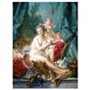 Posterlounge La toletta di Venere Poster | 30 x 40 cm di François Boucher Blu Petrolio Quadri Decorazione per pareti