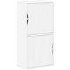vidaXL Armadietto Laterale ODDA Bianco 40x24x79 cm Legno Massello Pino, Armadio, armadietto, armadietto credenza, credenza, Buffet, Armadio da Cucina