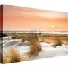 Wallazz Quadri Moderni Soggiorno Mare, Tramonto, Spiaggia, Thailandia - 100% Made in Italy - Stampa HD su Tela Canvas - Quadro Camera da Letto - Qualità Artigianale - 60x120cm