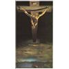 Vestin Stampa in Poster o Tela Canvas 100% QUALITà ITALIA - Dalì - Cristo di San Giovanni della Croce - effetto Dipinto Idea Regalo Casa quadro cucina stanza da letto soggiorno (TELA CANVAS, 40X72 CM)