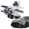 Gvblkq Decorazioni per il Cruscotto 'Auto rotante dinamico | Figura di Aeroplano a Energia Solare Per Scrivania, Dormitorio, Aula, Libreria, Balcone, Viaggio, Festa, Natale e Compleanno
