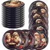 KADAX Set di 10 coperchi a Vite Twist-off Ø82 mm Gatti - coperchi di Ricambio in Metallo per barattoli 235-900ml per Conserve, marmellate e sottaceti, Chiusura ermetica