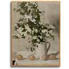 hyidecorart Quadro con Cornice Vintage Fiori Soggiorno Corridoio 20x25 cm | Arte Retro, Stampa HD, Facile da Appendere, Montaggio Rapido, Per Molte Stanze, Decorazione Murale, Regalo, Piccolo Formato