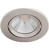 Philips Lighting Faretto da Incasso LED Sparkle, Equivalente a 5.5W, 27K, Dimmerabile, Nichel