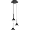 LEDVANCE Decor Fuji 3xPendente, 13W, 3000K in nero