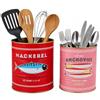 Rex London - Set di 2 barattoli per la conservazione del pesce | Contenitore in latta, barattolo per snack, contenitore per lattine, barattoli di stoccaggio, accessori da cucina vintage