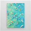 Giallobus - Quadro - 17 - Sup al mare - Tela Canvas Telaio Standard - 50L x 70l cm - Pronto da appendere - Quadri moderni per la casa