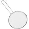 JYYWTSI Paraschizzi Padella, 19 cm Coperchio Antischizzo Universale, Paraspruzzi in Acciaio Inox 304 con Manico Lungo e Design a V per Cucina Padelle Piccole e Cottura Quotidiana