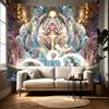 Generic Arazzo con arte fluida astratta - Elegante decorazione per meditazione per salotti e camere da letto