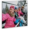 LABORATORIO 102 Quadro personalizzato con Foto (20x20 cm, Orizzontale) - Stampa su Tela Canvas - personalizza il tuo quadro con foto - compreso di Telaio in Legno - 100% made in Italy