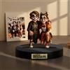 GMDLSK Figurine Cartoon Personalizzata con Foto - Decorazione da Scrivania in Acrilico - Regalo Originale per Coppie, Famiglie e Amanti degli Animali