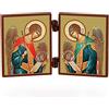 NKlaus - Arcangelo Gabriele e Michele - dittico di icone cristiane - legno da altare 36175
