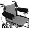 Wivmypog Cuscini per braccioli per sedie a rotelle, 2 cuscinetti in memory foam imbottitura per braccioli di sedia a rotelle accessori adatti a sedie da ufficio e trasporto, scooter