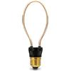 Suprema, Lampadina LED Decorativa Con Filo Di Luce LED, Luce Calda 1800K, Attacco E27, 240 Lm, Tensione 220-240V, Potenza 5W, Non Dimmerabile (61 x 162 mm)