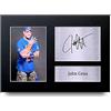 HWC Trading John Cena A4 Senza Cornice Firmato Regalo Visualizzazione Delle Foto Print Immagine Autografo Stampato Per Wwe Fan Di Wrestling