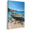 MuchoWow© Quadri Grandi Dimensioni Quadretti Da Parete Moderno Camera Da | 40x60 cm - Letto Foto Su Tela Soggiorno Con Cornice DecorazioniBarca - Acqua - Stile Marino - Montagne - Natura