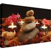 Wallazz Quadri Moderni Soggiorno Zen, Natura, Amore, Cuori, Fiori - 100% Made in Italy - Stampa HD su Tela Canvas - Quadro Camera da Letto - Qualità Artigianale - 70x140cm