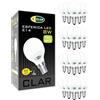 CLAR - Lampadina LED E14 8W, Luce Fredda 6000ºK, Equivalente 60-70W (Pack 20)
