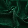 BUERPINKING Tessuto panne velluto al metro, 2 m x 155 cm, verde scuro, tessuto velluto decorativo al metro per tende, tendine, tovaglie, copridivani