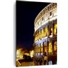 ARTTOR Stampe da Parete Moderne Verticali 70x100 cm Architettura Città - 1334 | Colosseo Roma Quadro Decorativo Grande Soggiorno Camera da Letto Decorazione da Parete Arte da Parete ARTTOR