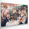 CheQuadro! La colazione dei canottieri Renoir, quadro grande stampa su tela di alta qualità, fine art, intelaiato pronto da appendere bsa20-115x80 cm