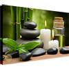 Wallazz Quadri Moderni Soggiorno Zen, Natura, Amore, Cuori, Fiori - 100% Made in Italy - Stampa HD su Tela Canvas - Quadro Camera da Letto - Qualità Artigianale - 50x100cm