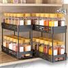 Generic Organizzatore portaspezie estraibile per armadio, organizzatore per portaspezie, portaspezie per armadio, Dimensioni armadio: 30,5 cm di altezza x 27,9 cm di profondità x 12,7 cm di larghezza