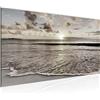 Runa Art Quadri Moderni Tramonto Spiaggia Tela Non Tessuta Soggiorno Corridoio Onda Nero Bianco 607912c
