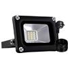 papasbox Proiettore LED Esterno 10W, 1000LM Luce Bianca Calda, IP65 Impermeabile Faretto LED con Spina EU, Alloggiamento in Alluminio per Giardino, Terrazza, Ambiente Accogliente