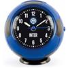 Seven Inter Sveglia al Quarzo Pallone Analogica, Nero Azzurra, Sveglia a Forma di Pallone con Luce, Snooze e Suoneria, Accesori Inter, Accessori Cameretta, Sveglie e Orologi