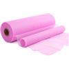 EUBSWA Rotolo di Tulle Rosa Chiaro 30cm x 92M, EUBSWA Tulle Wedding Deco Tessile Table Runner Tulle Roll Tessuto per DIY Tutu Tabella Crafts Party Decoration