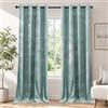 Ystyle Tende Per Interni In Velluto 2 Pezzi, 140x160 CM, Verde Grigio | Termiche Isolanti Anticaldo Tende Oscuranti per Interni per Camera da Letto e Soggiorno Moderno, Curtains con Anelli