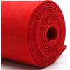 Penbinmall Rotolo di feltro - 30 cm x 250 cm x 3 mm, tessuto in feltro, per fai da te, decorazione in feltro, patchwork feltro (rosso scarlatto)