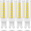 Generic G9 LED Lampadina 8W, 8W equivalente a 80W alogeno, 4pcs LED lampadine, 800LM, AC100V-240V, 360 ° Angolo di Fascio per l'illuminazione Domestica(Natural White 4000k)
