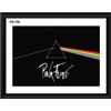 zig zag Pink Floyd Rock Band Poster Con Cornice Foto Regalo Per Gli Amanti Della Musica Montaggio A Parete Dimensioni Grande (50x35 cm)